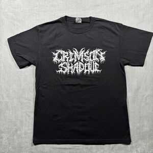 Crimson Shadow graphic tee black and white